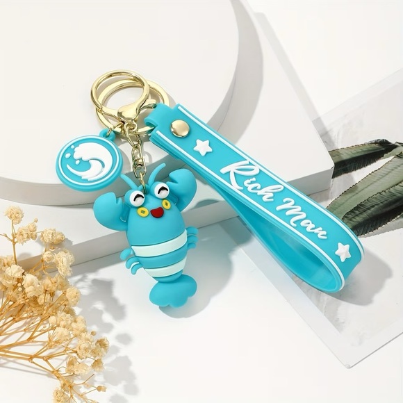Accessories - Blue Lobster Keychain